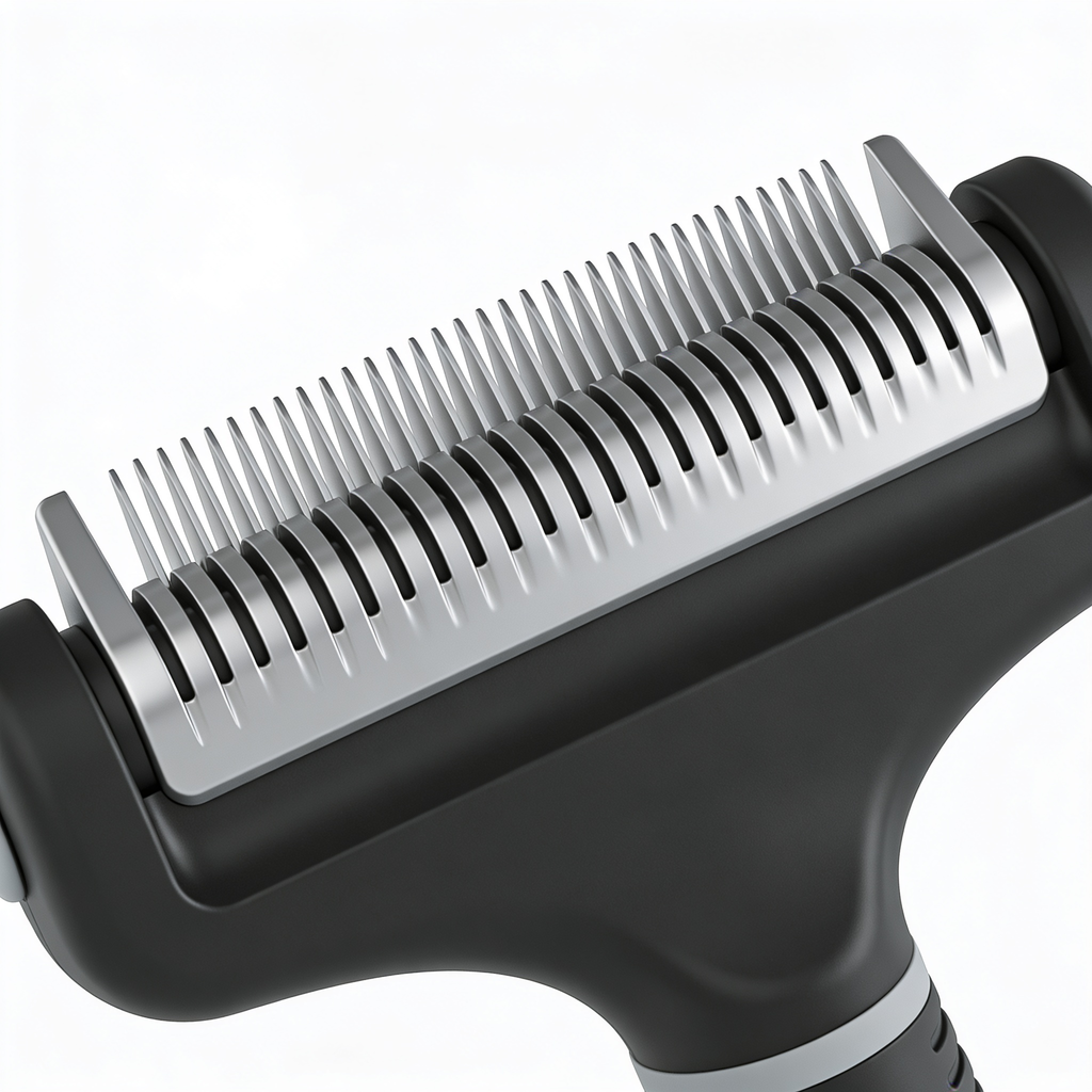 JovanPet 2 in 1 Dematting and Deshedding Rake, Dual Head Dog Grooming Tool with Wide Tooth Dematting Rake and Fine Deshedding Rake, Detangler Comb for Thick Double and Long Dog Coat